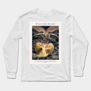 William Blake - The Red Dragon and the Woman Clothed with the Sun Long Sleeve T-Shirt